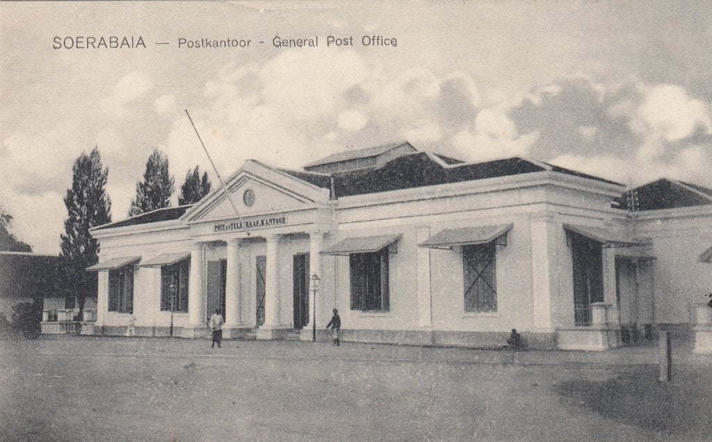Ned.Indie - Soerabaja - Postkantoor, Verzamelen, Verzenden, 1920 tot 1940, Ongelopen, Buiten Europa