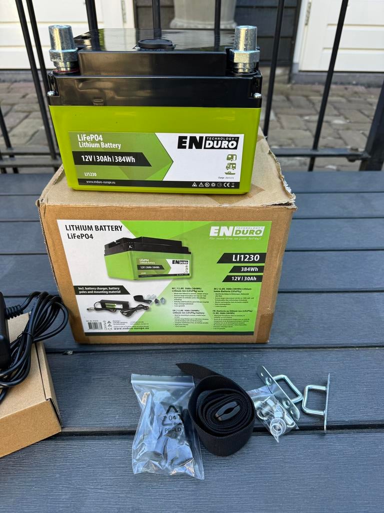 ENduro Li1230 LiFePO4 30Ah | 384Wh, Ophalen of Verzenden, Nieuw, Oplaadbaar