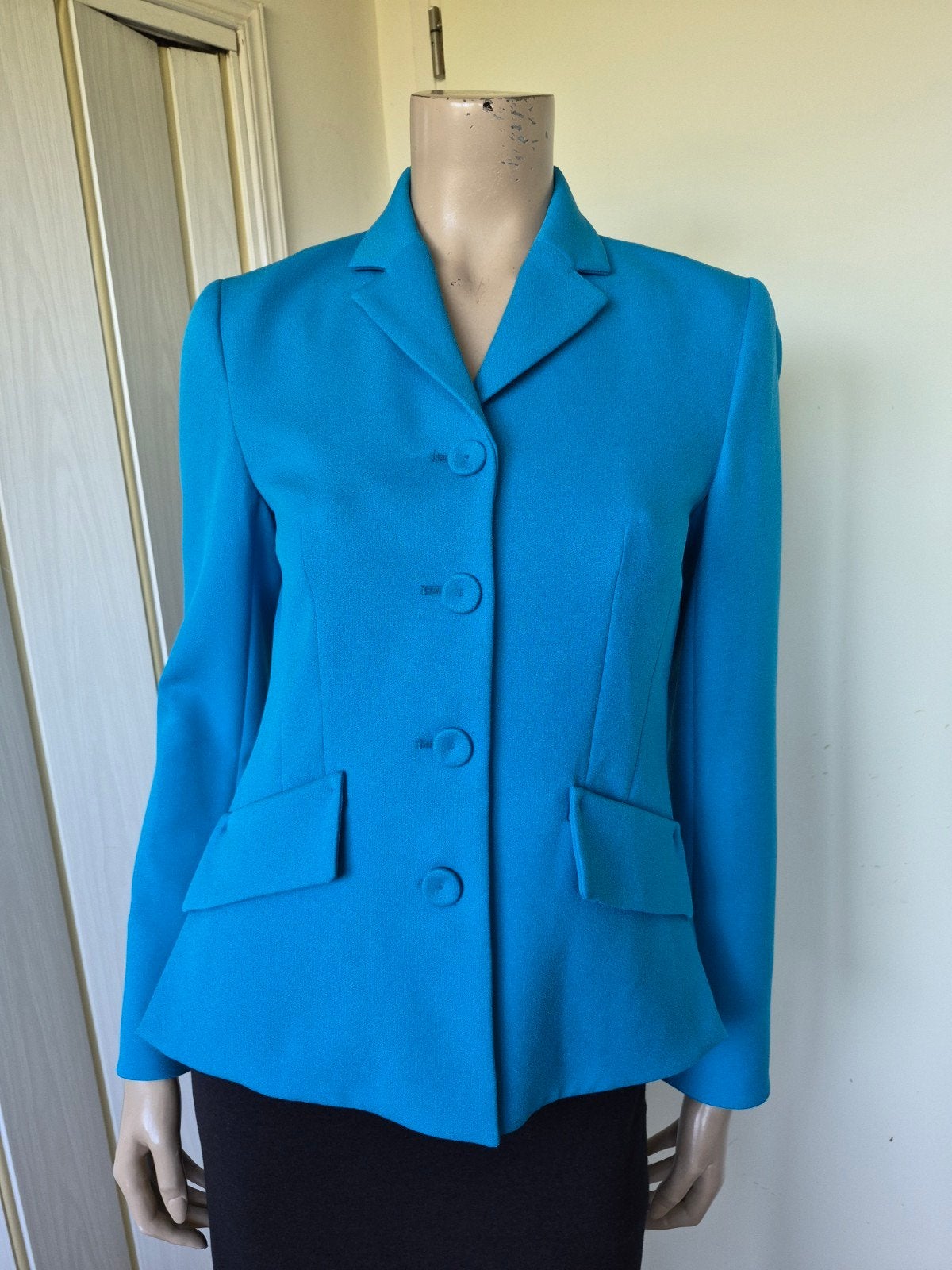 Marc Cain jasje blauw maat S/36 N1, Blauw, Ophalen of Verzenden, Zo goed als nieuw, Jasje