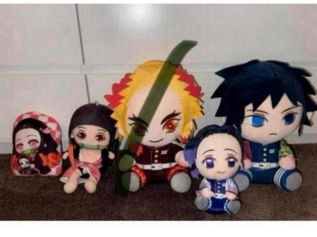 Nieuwe Demon Slayer Knuffels - Anime Pluche Figuren, Kinderen en Baby's, Speelgoed | Knuffels en Pluche, Overige karakters, Overige typen