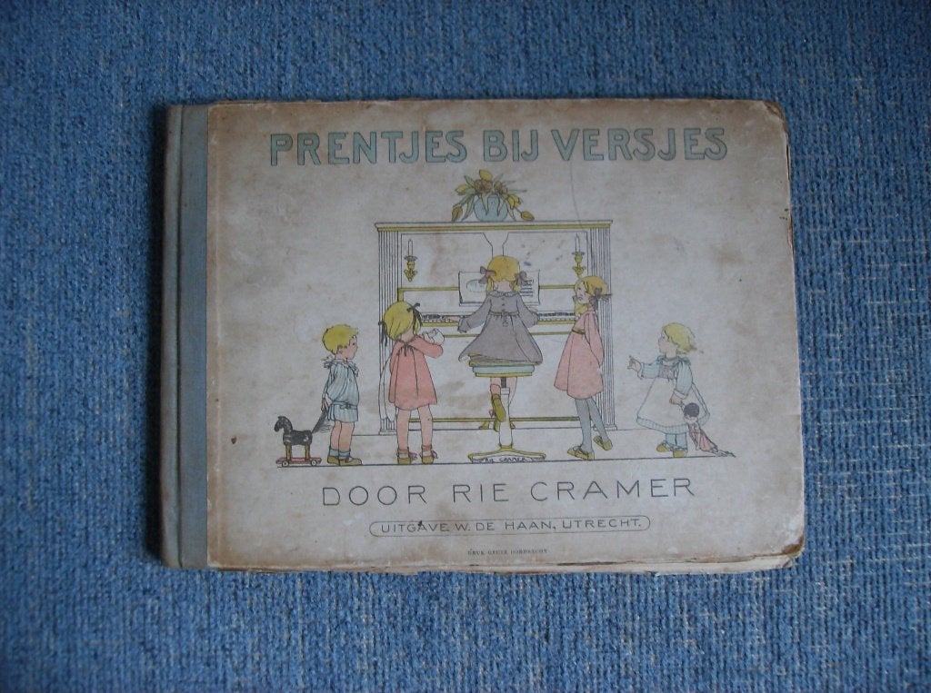 RIE CRAMER, 1913,PRENTJES BIJ VERSJES, W. DE HAAN, Ophalen of Verzenden
