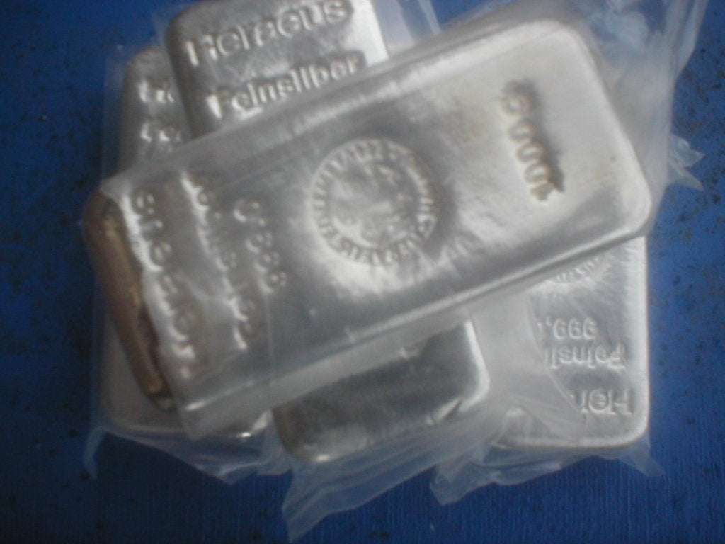 kilo zilver 999 lbma baar, Postzegels en Munten, Edelmetalen en Baren, Ophalen, Zilver