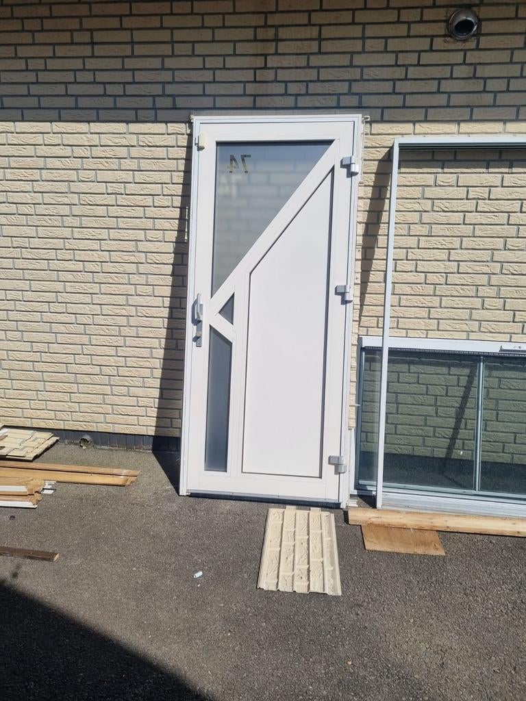 Aluminium buitendeur, 75 tot 150 cm, Deurkozijn, Ophalen of Verzenden, 150 tot 225 cm