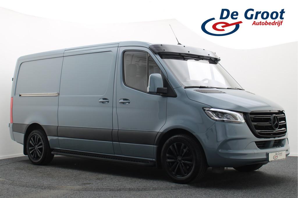 Mercedes-Benz Sprinter 317 CDI Automaat L2H1 3-Zits, Cruise,, Automaat, 12 maanden, Gebruikt, Zwart