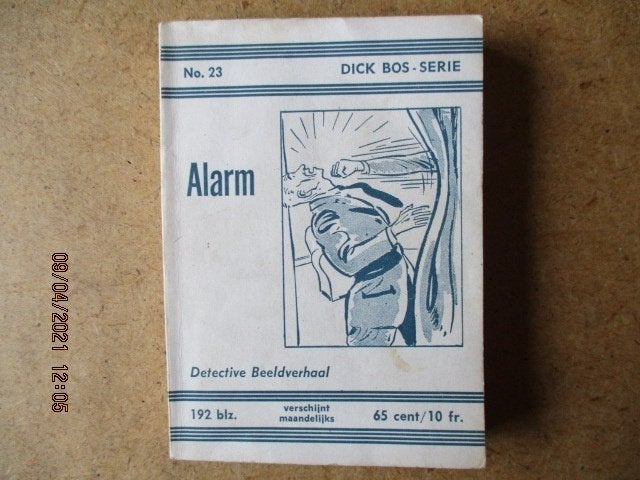 adv0882 dick bos 23 alarm, Eén stripboek, Ophalen, Gelezen