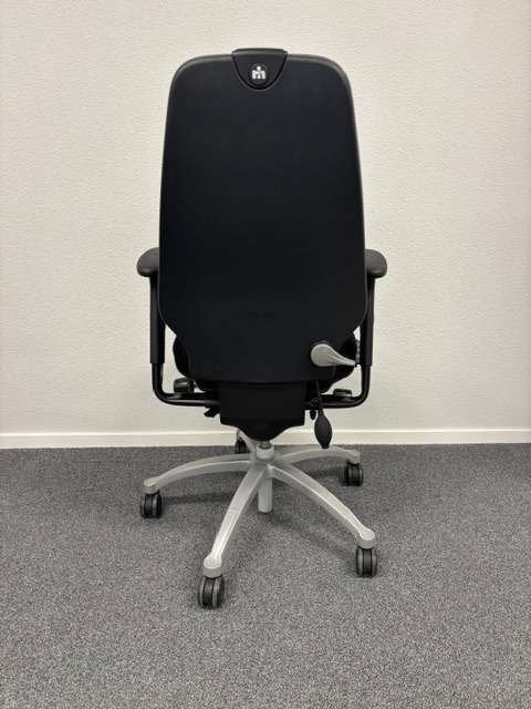 Bureaustoelen RH Logic 400 zwart, 8E arml, zwart, partij vr!, Niet ingevuld, Gebruikt, Zwart, Niet ingevuld