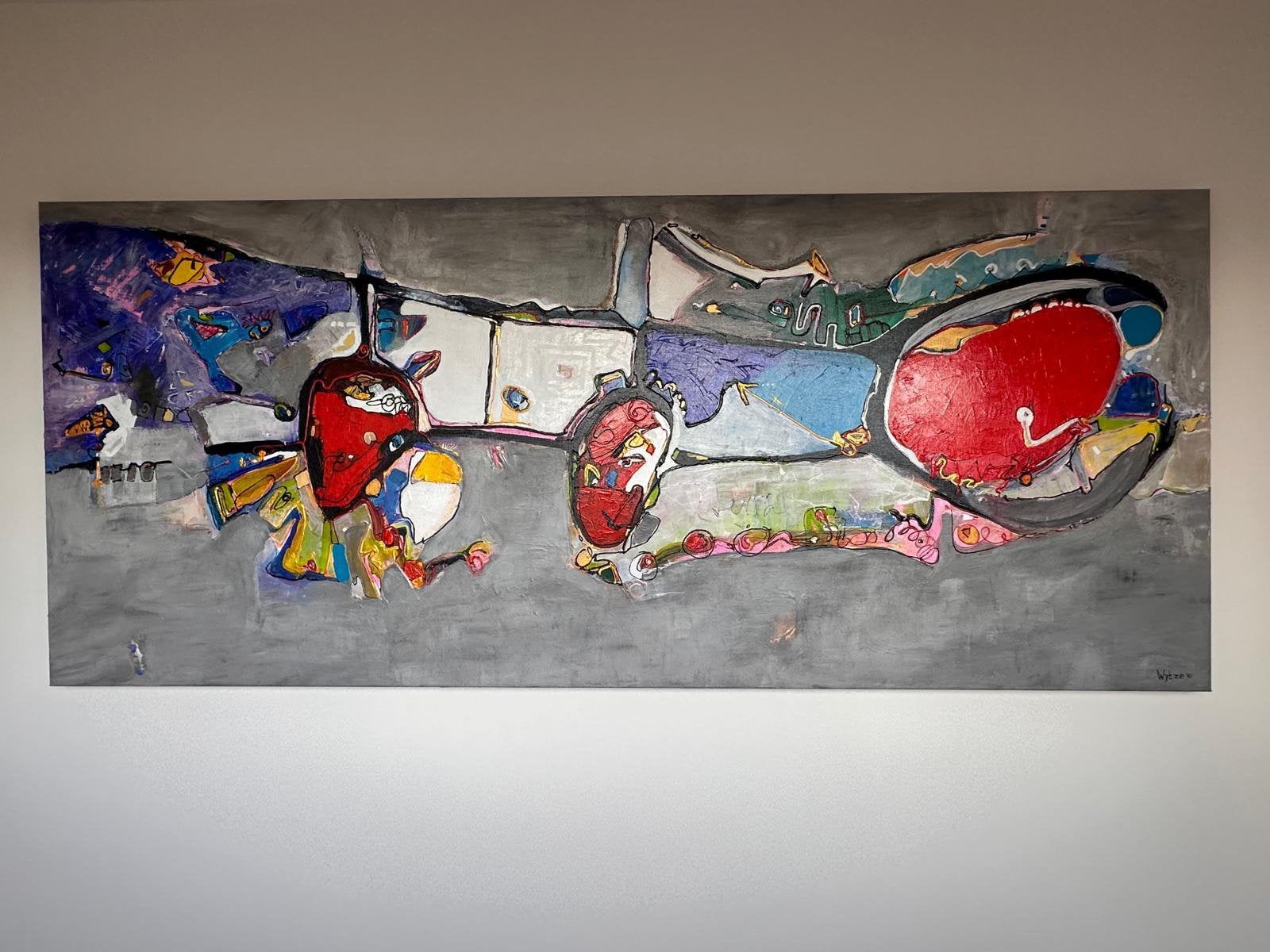 Uniek schilderij van Wytze Valkema ‘10, Ophalen