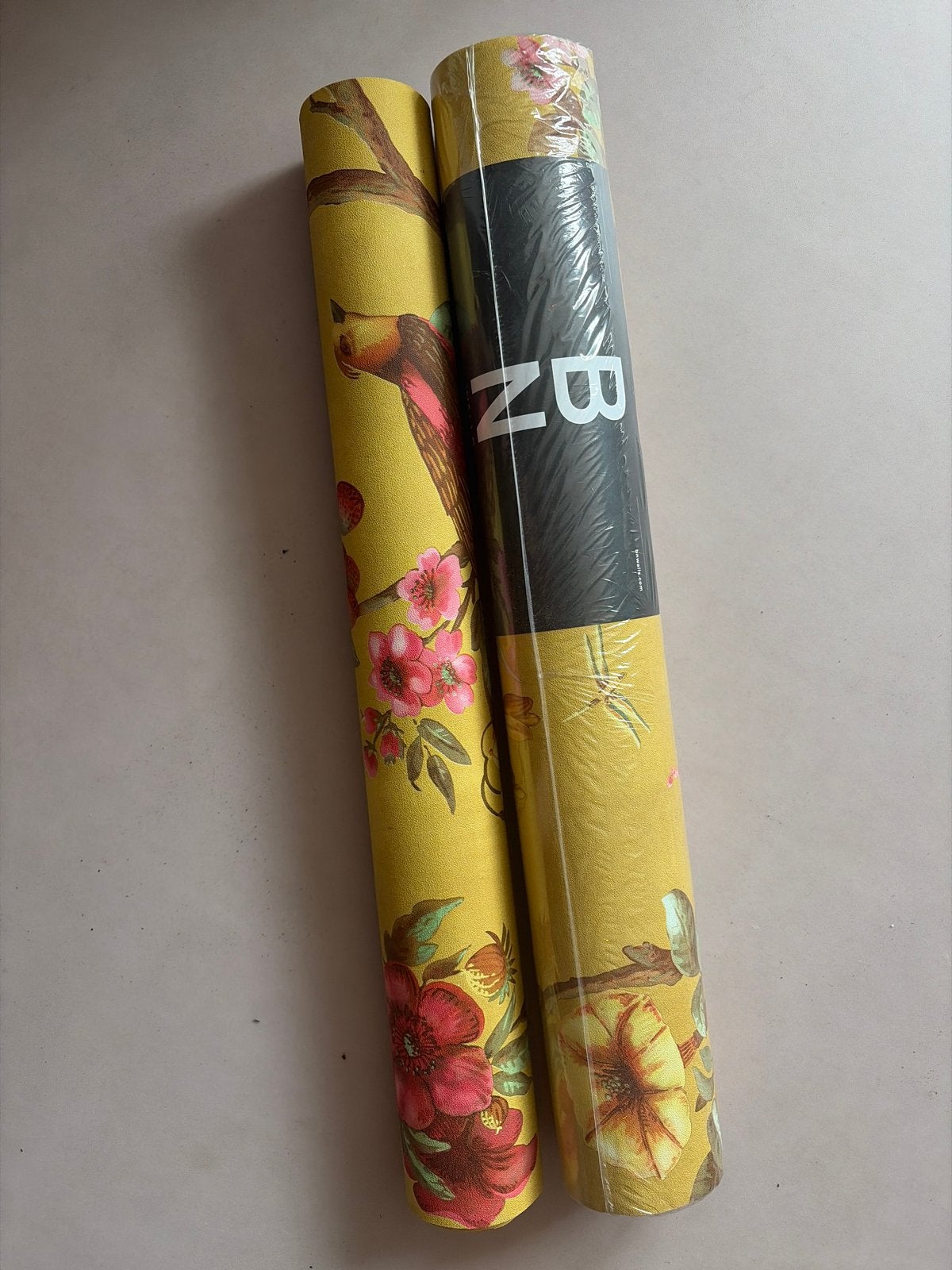 BN Walls Vliesbehang met vogel- en bloemenpatroon, Ophalen, Bloemen, Natuurlijk, Vliesbehang