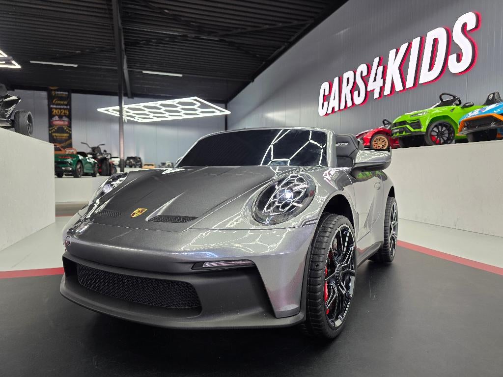 Kinderauto Porsche 911 GT3 - MP4 scherm - 24 volt - 2 pers., Kinderen en Baby's, Speelgoed | Buiten | Accuvoertuigen, Nieuw, Ophalen of Verzenden