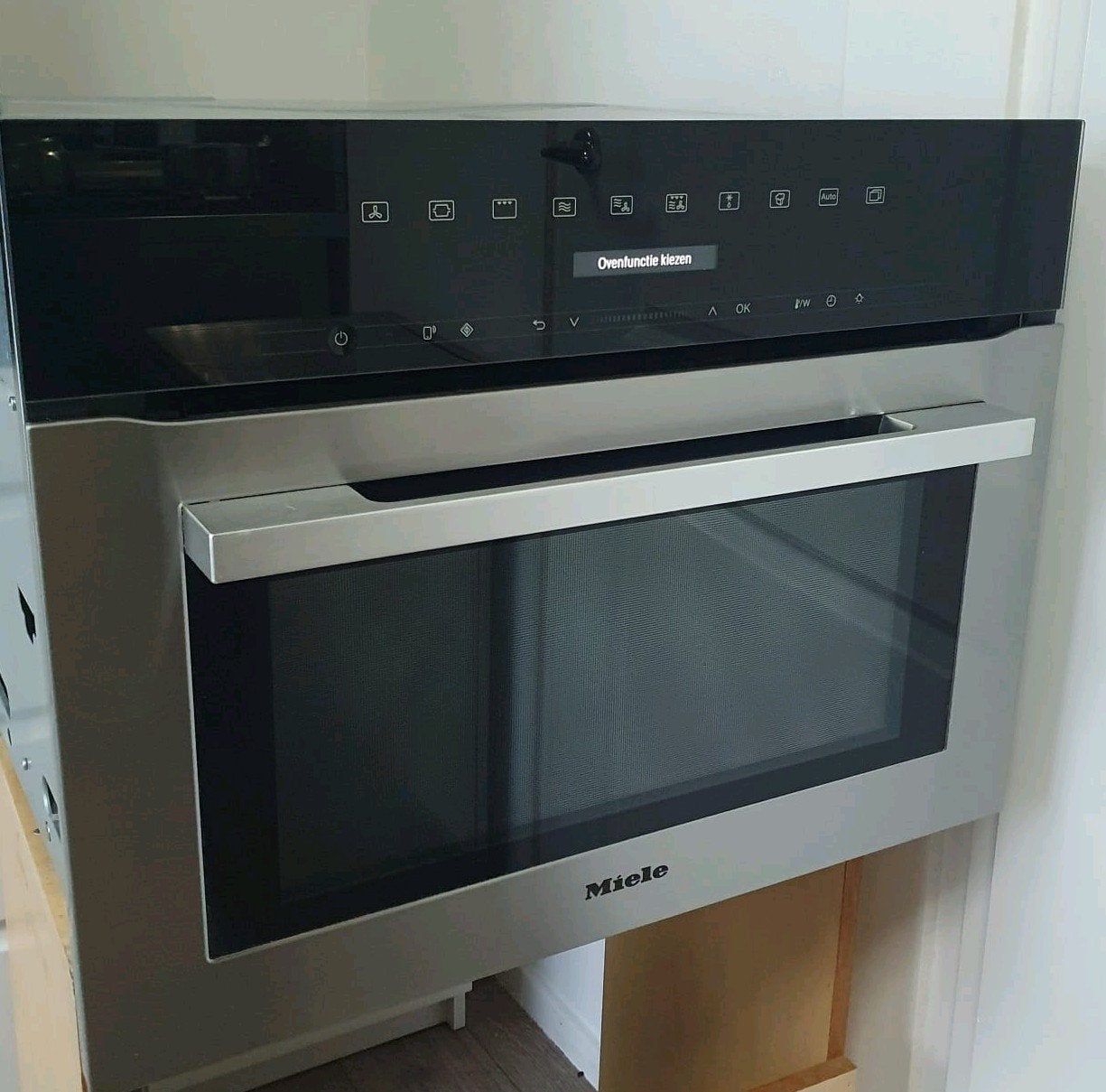Luxe Miele 7140 combi magnetron/ oven met Wifi connect, Witgoed en Apparatuur, Ophalen, 45 tot 50 cm, 60 cm of meer, Inbouw
