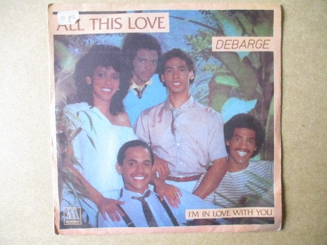 s1647 debarge - all this love, Ophalen, Gebruikt, 7 inch, Overige genres