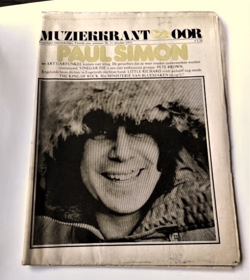 Muziekkrant OOR 1972 Nr. 20 | Paul Simon cover, Boeken, Ophalen of Verzenden, Gelezen, Muziek, Film of Tv