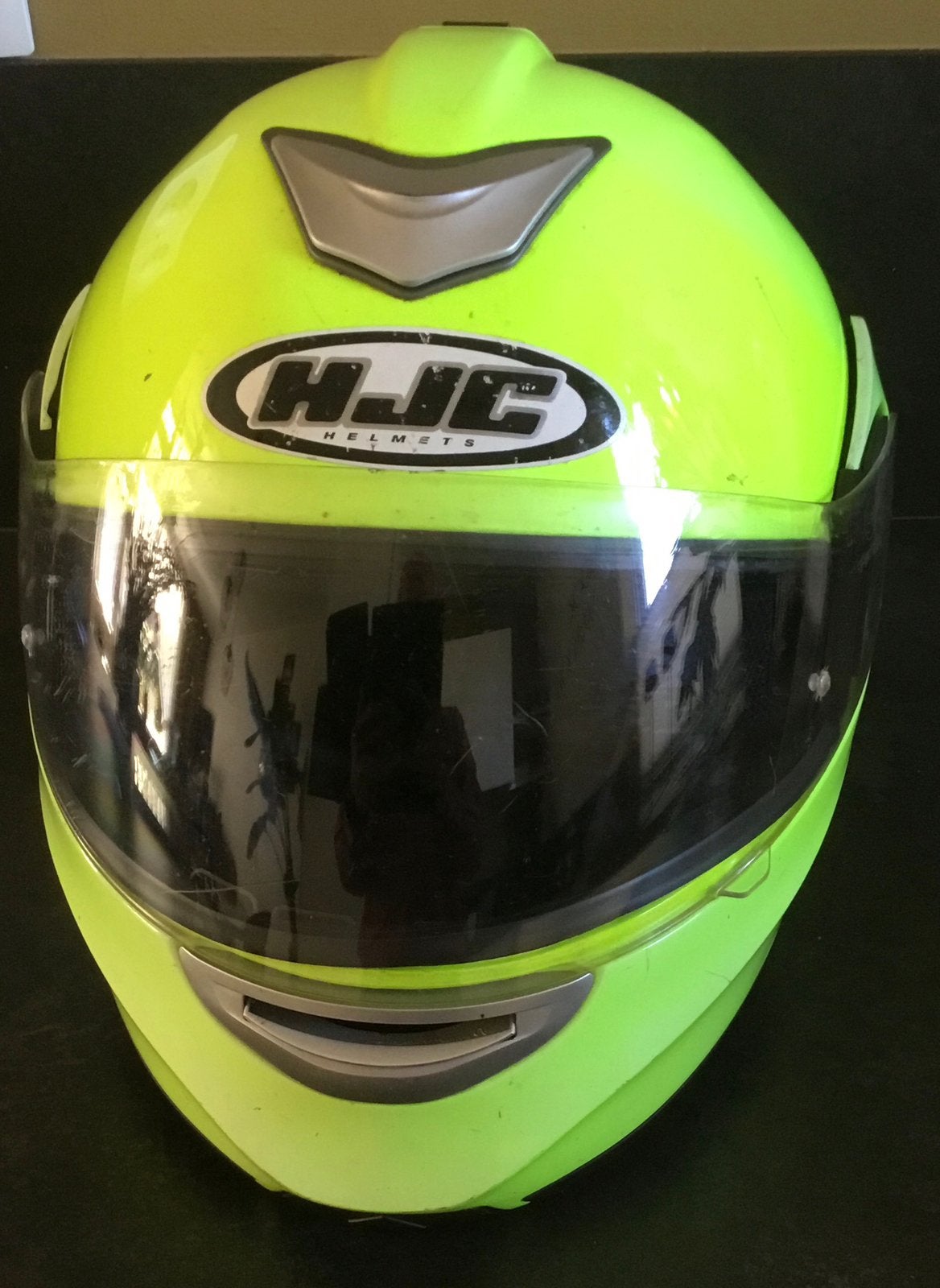 HJC motorhelm maat 57/58Mag altijd vrijblijvend komen passen, Motoren, Ophalen of Verzenden, Tweedehands, Integraalhelm, HJC