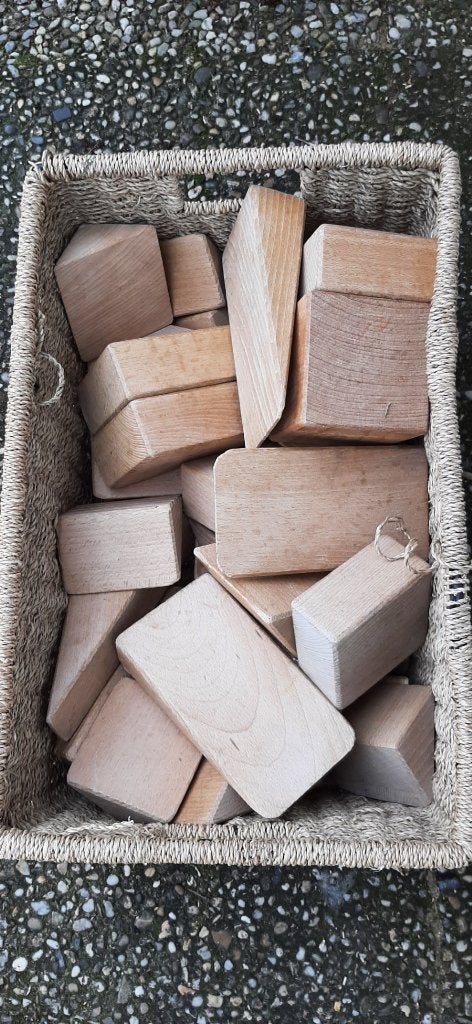 houten blokken, Ophalen of Verzenden, Gebruikt