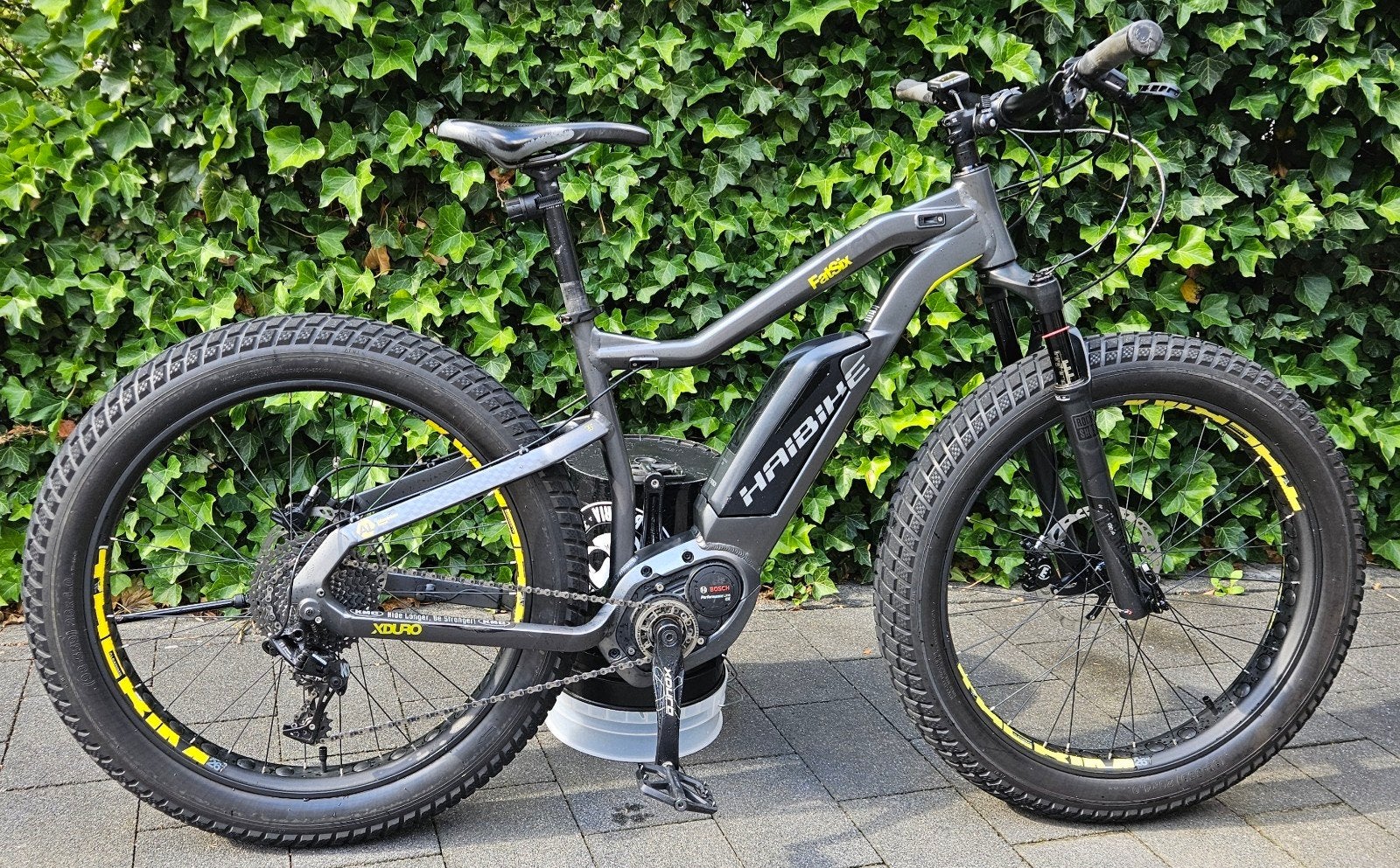 Haibike XDURO FatSix 6.0, Hardtail, 45 tot 49 cm, Zo goed als nieuw, Schijfrem