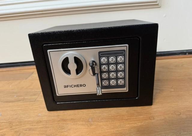 Fichero electronic veiligheidskluisje zwart nieuw 17x23x17, Ophalen of Verzenden, Nieuw