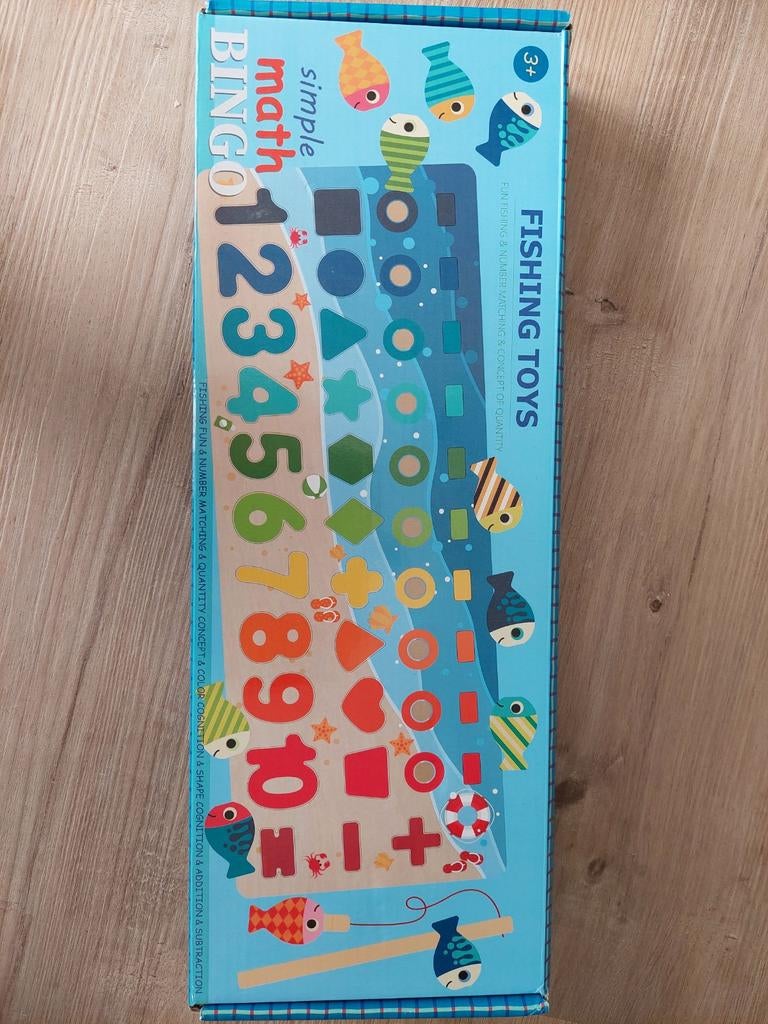 Houten Visspeelgoed & Telbord voor Kinderen, Ophalen of Verzenden, Zo goed als nieuw, Rekenen