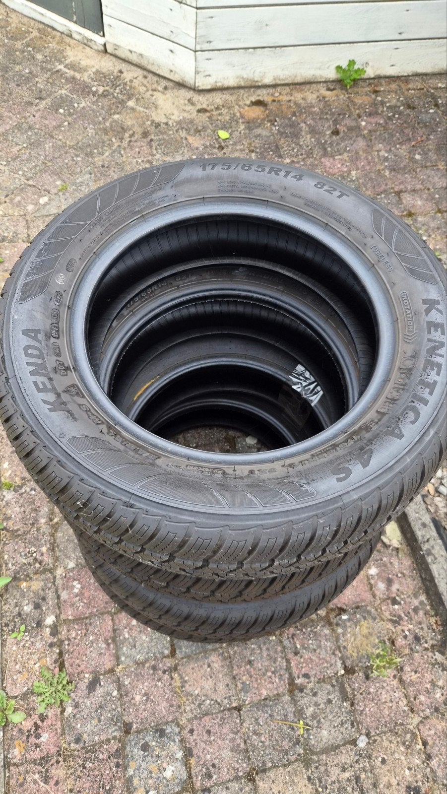 4 seizoenen banden kenda 175/65/14, Ophalen, 14 inch, 175 mm, All Season