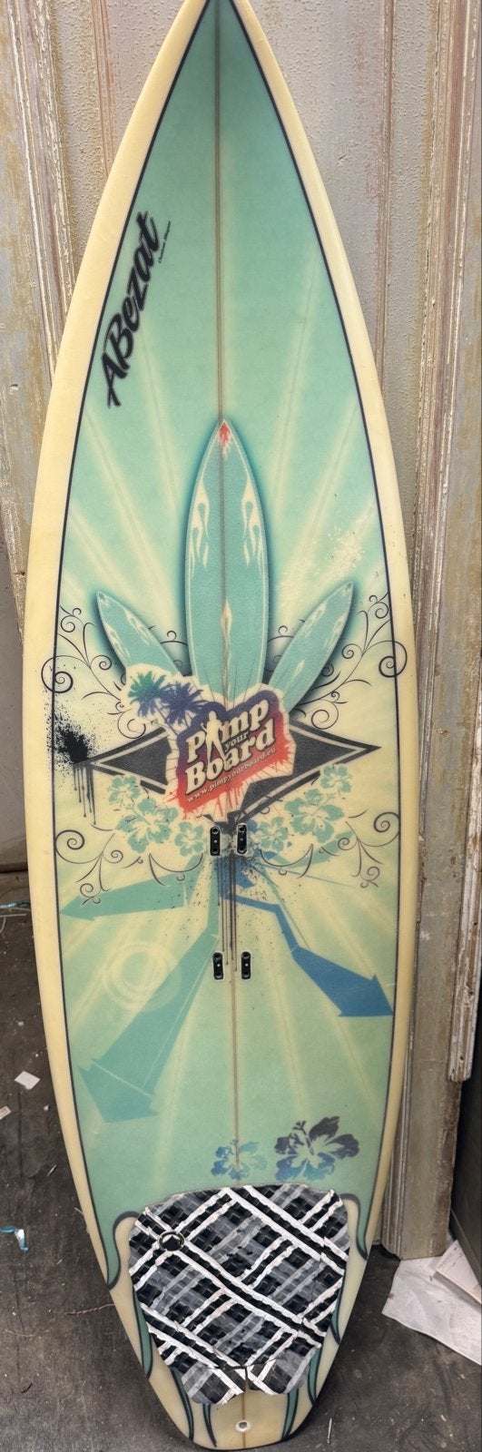 Abzat Pimp Your Board Shortboard - Gebruikt, Ophalen, Gebruikt, Shortboard, Met vinnen