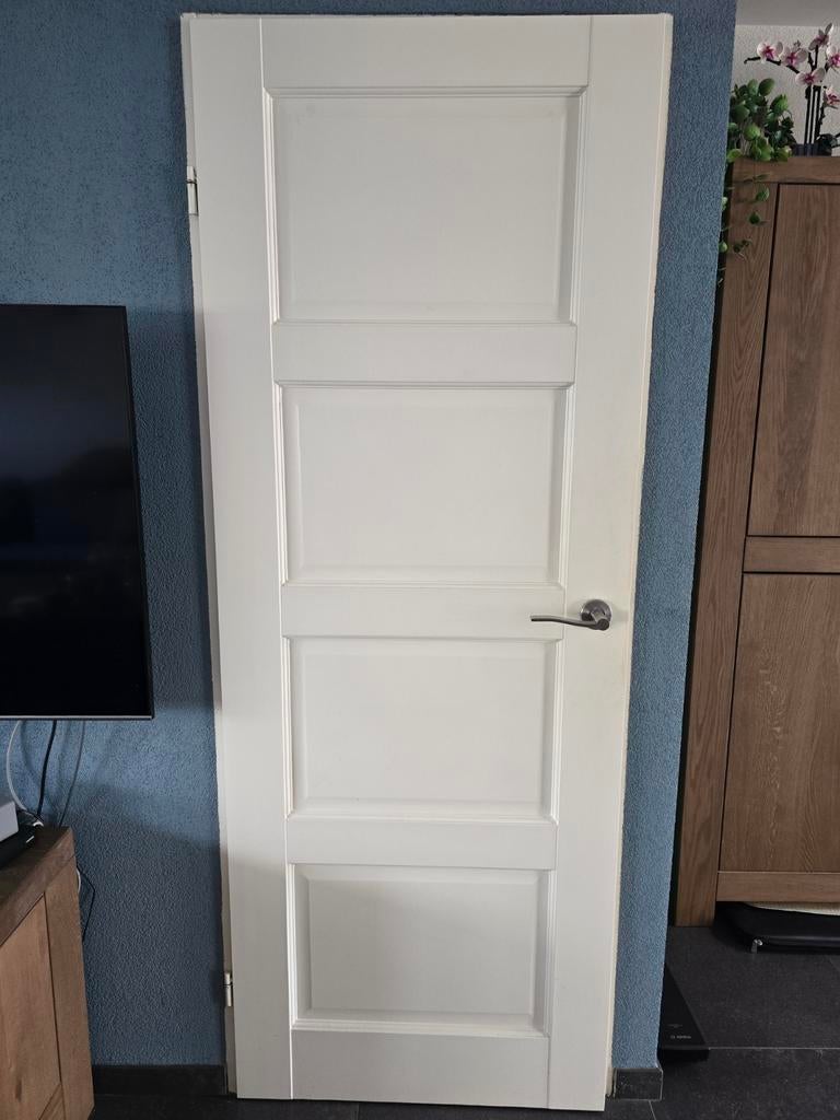 Cando opdekdeur type Bristol 200x75 incl beslag, Doe-het-zelf en Verbouw, Deuren en Horren, Ophalen, Gebruikt, Minder dan 80 cm