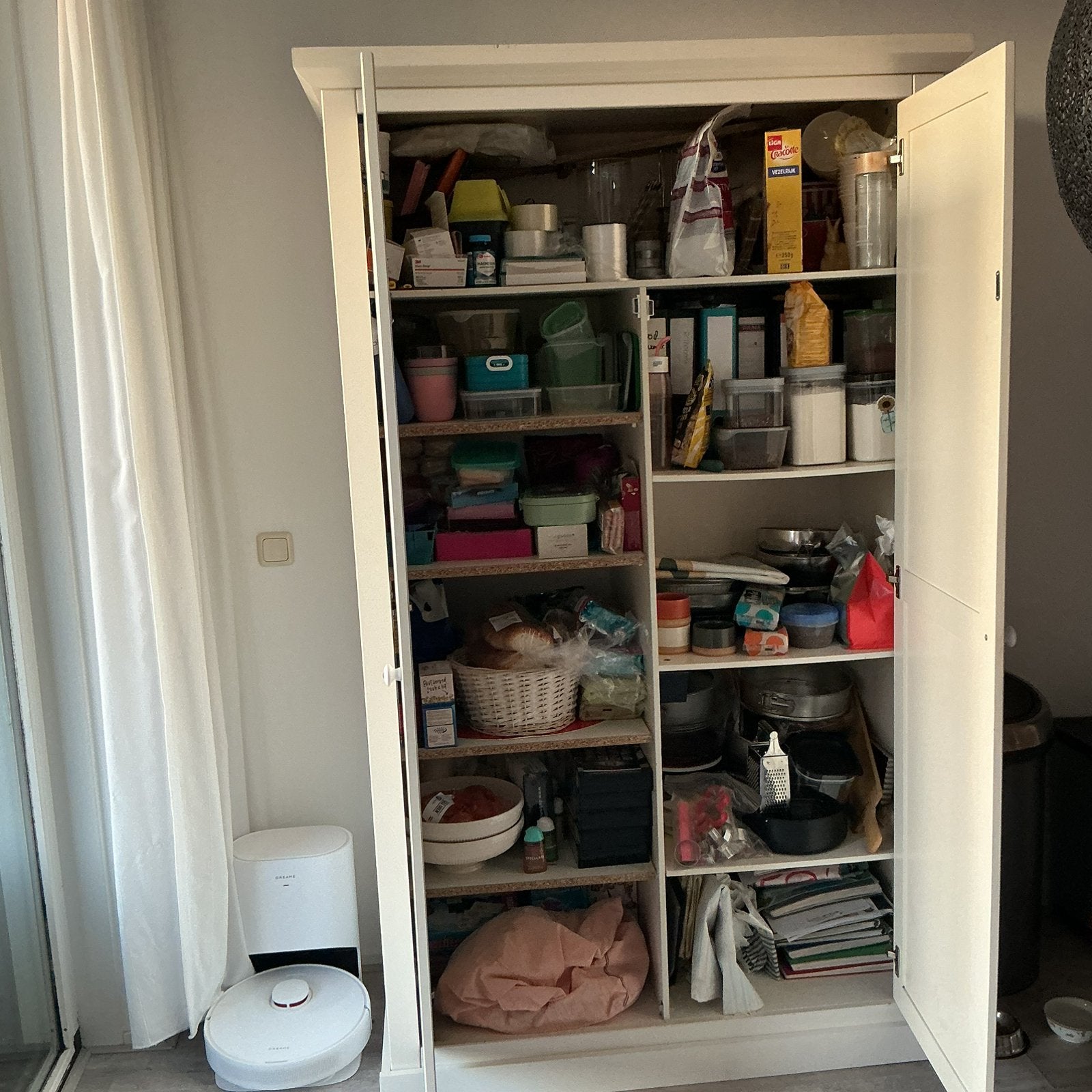 Garderobe kast met planken t.e.a.b., Ophalen, 200 cm of meer, 50 tot 100 cm, Overige houtsoorten