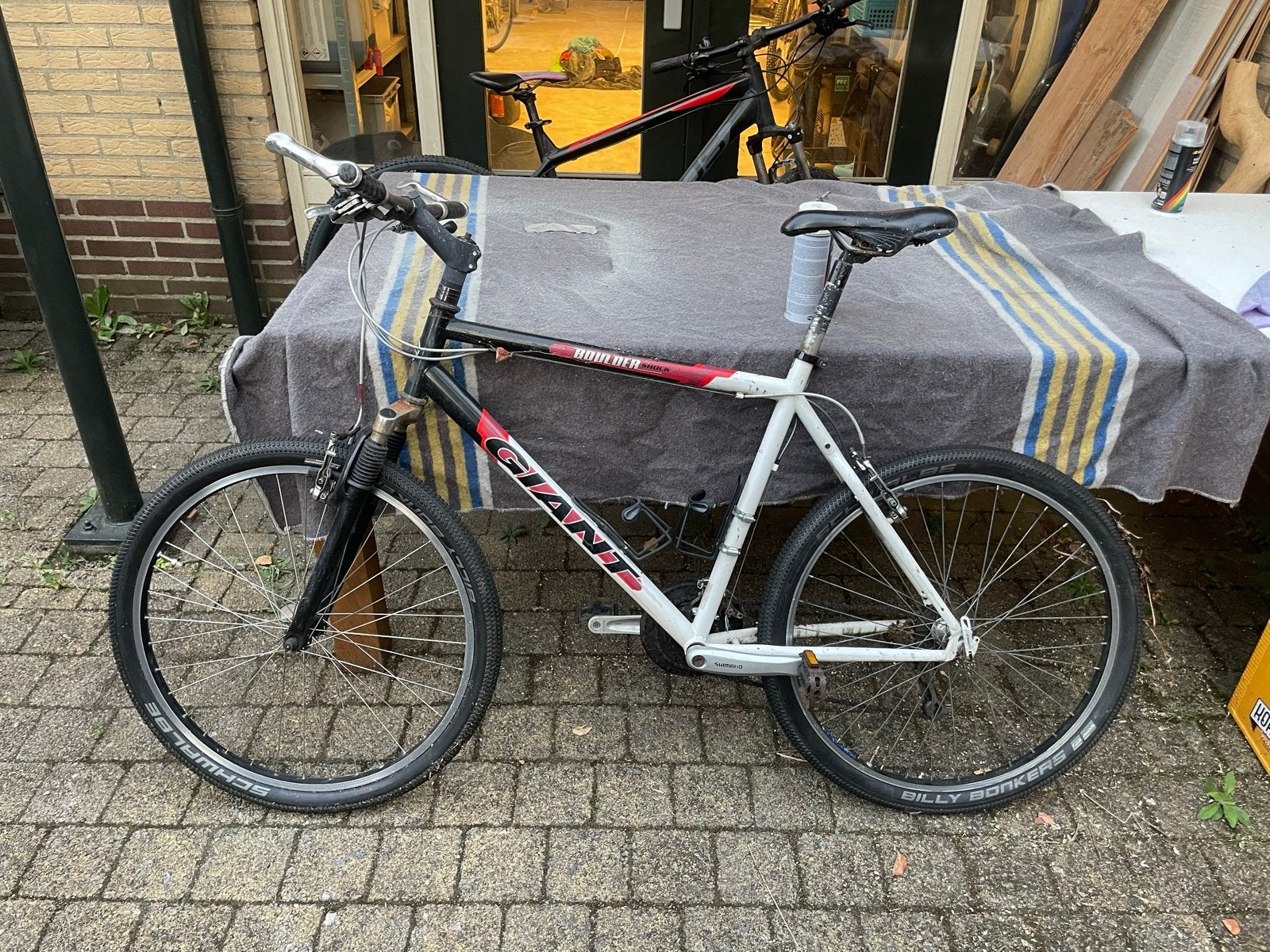 Giant Boulder Mountainbike - Gebruikt met nieuwe banden, Gebruikt, 26 inch, Velgrem, Meer dan 20 versnellingen