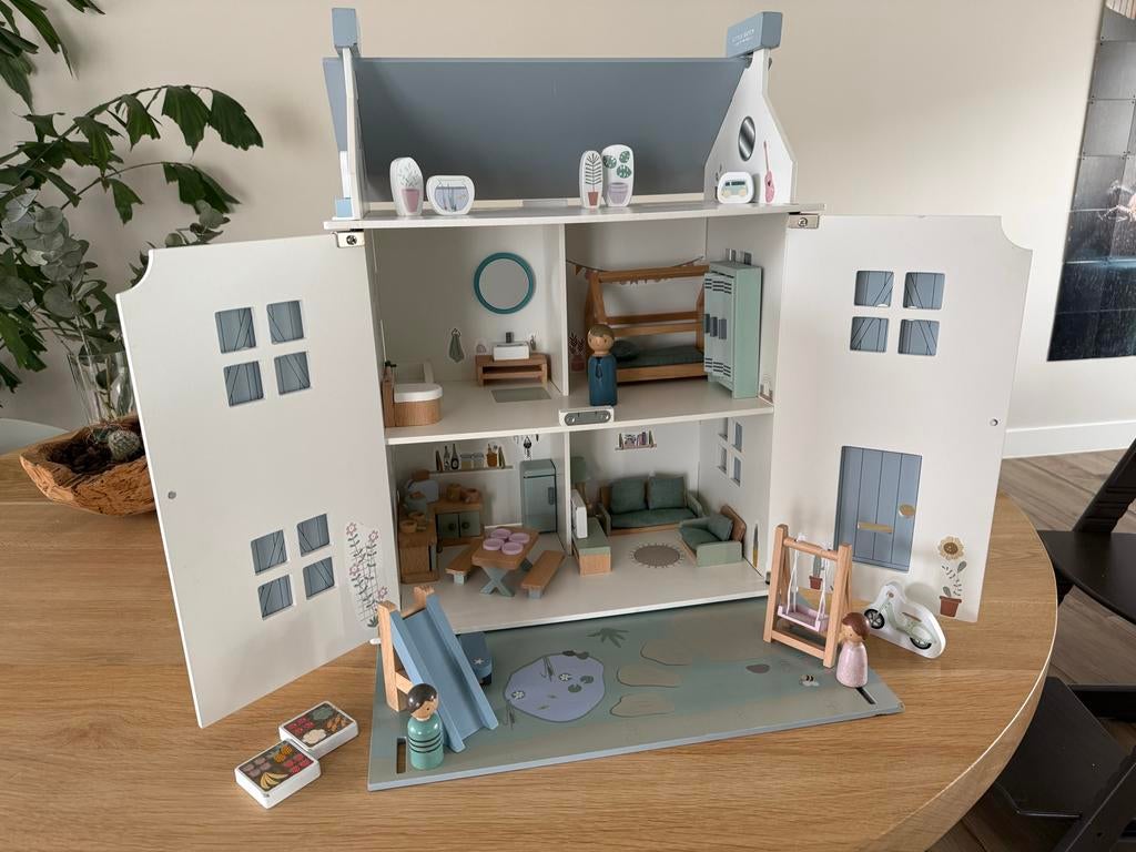Little Dutch Houten Poppenhuis - Compleet en Netjes, Kinderen en Baby's, Speelgoed | Poppenhuizen, Ophalen of Verzenden, Gebruikt