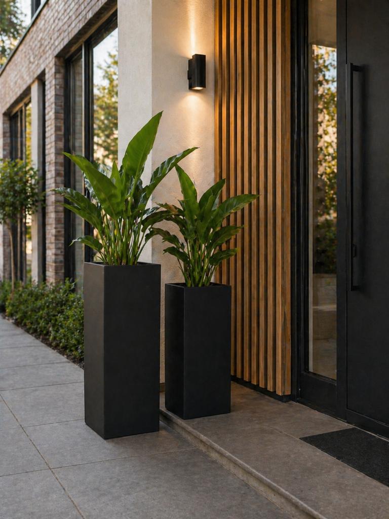 bloembakken modern, design bloembakken voor buiten, Ophalen, Overige materialen, Rond, Nieuw