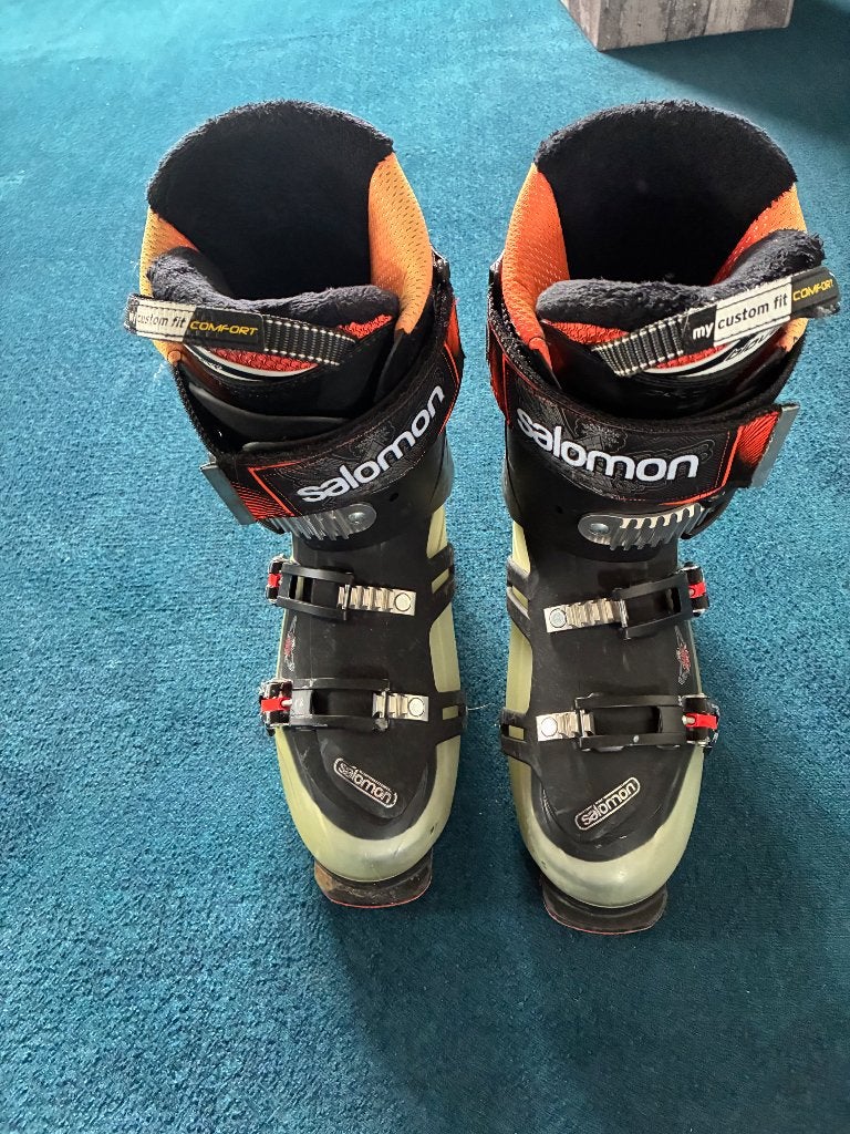 Salomon quest 90 skischoenen mt 45.5, 160 tot 180 cm, Gebruikt, Schoenen, Skiën