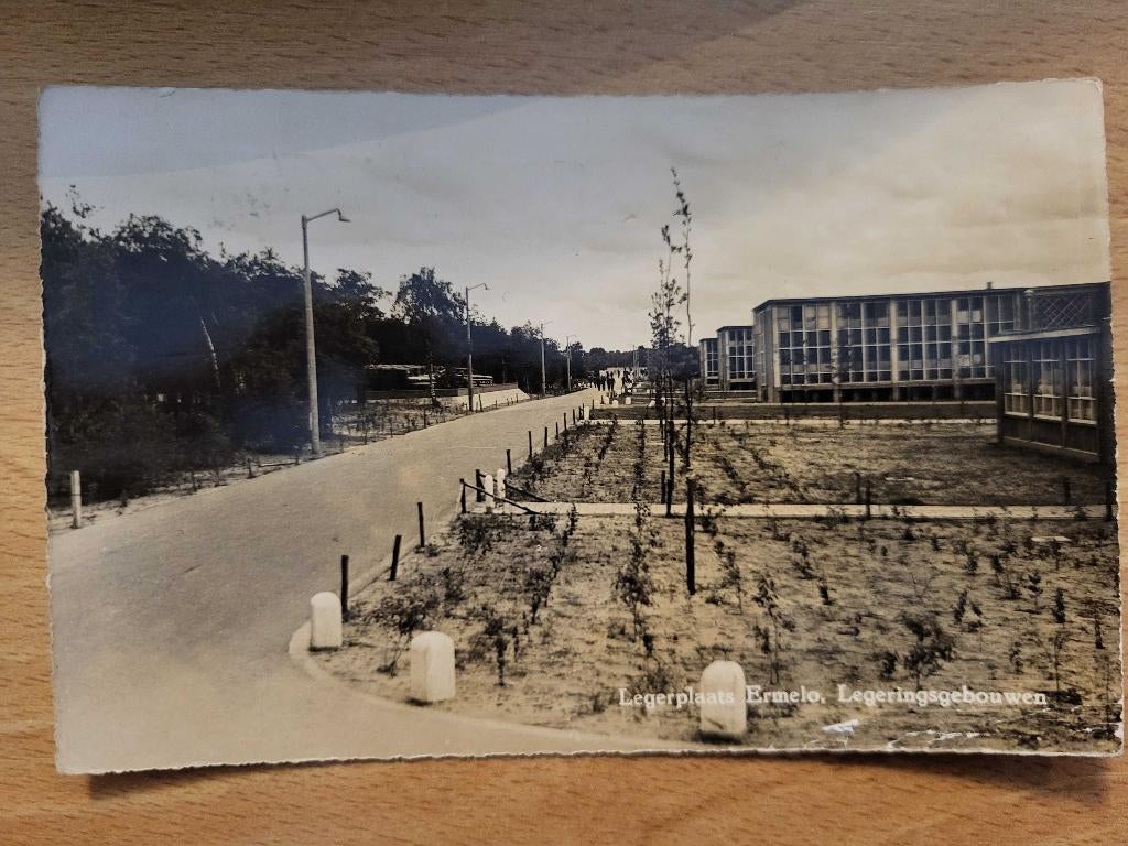 ansicht Ermelo Legerplaats Kazerne Militair, Verzamelen, Ophalen of Verzenden, Voor 1920, Gelderland