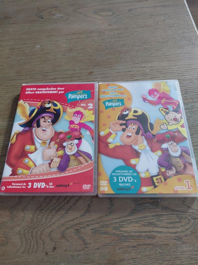 Studio 100 dvd 1,2 Plop, Piet Piraat, Mega Mindy, Blumba., Avontuur, Gebruikt, Alle leeftijden, Ophalen of Verzenden