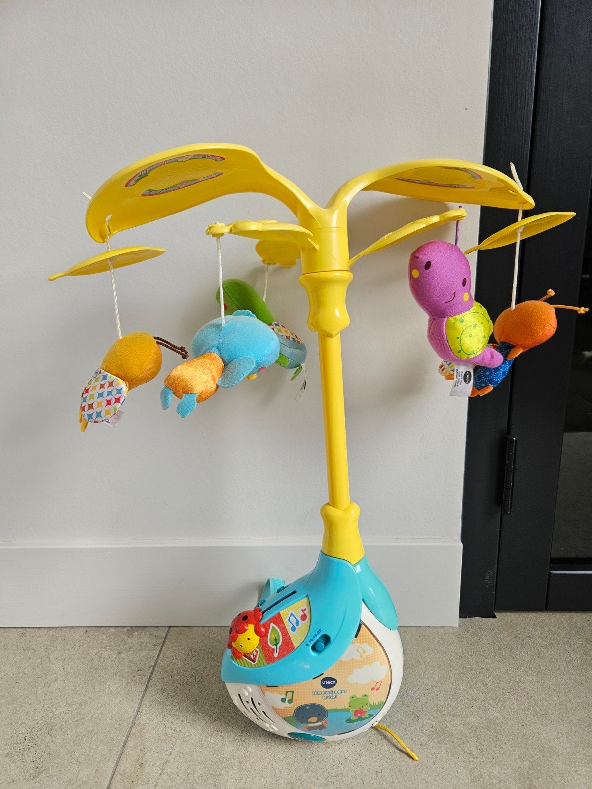 VTech Dieren Vriendjes Mobiel met licht en geluid, Ophalen of Verzenden, Gebruikt, Mobiel, Met licht