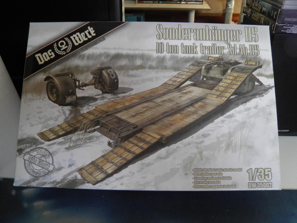 German Sonderaanhänger 115 10 ton Tank trailer WOII 1/35, Overige merken, Tank, 1:32 tot 1:50, Nieuw