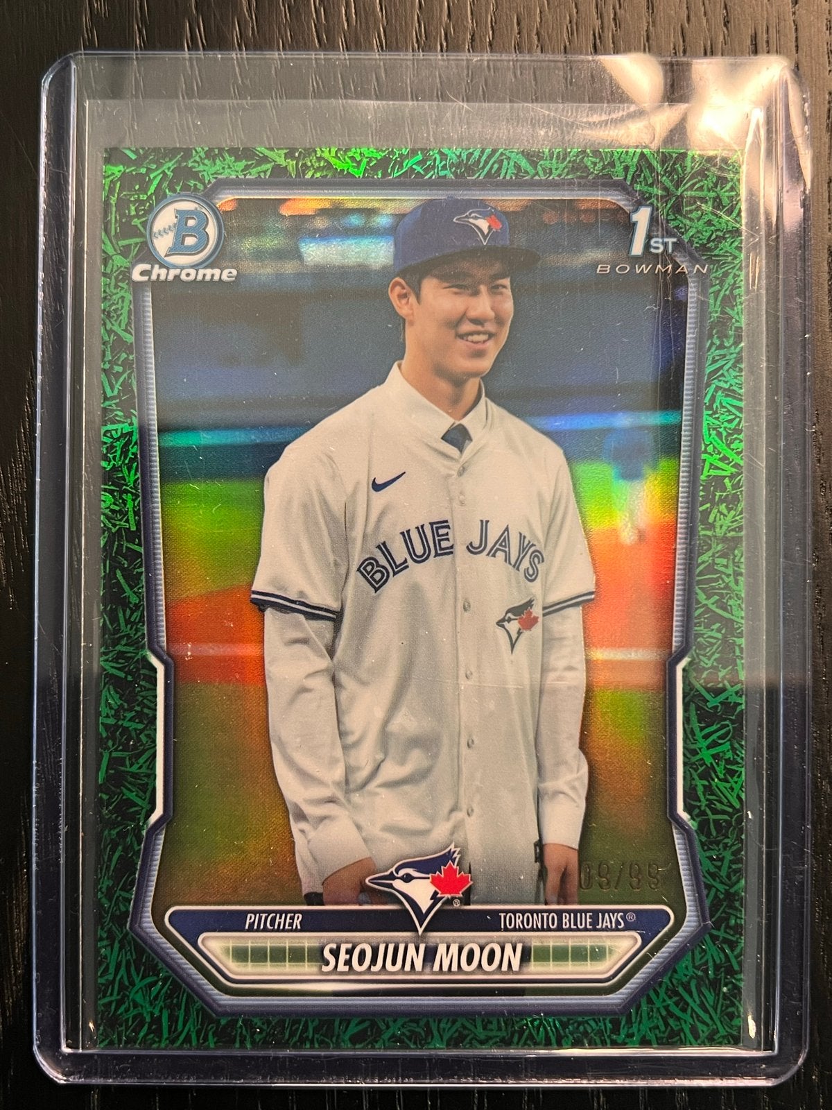 Topps Bowman Chrome Seojun Moon 09/99 #BCP-127 Honkbalkaart, Ophalen of Verzenden, Zo goed als nieuw, Overige sporten, Spelerskaart