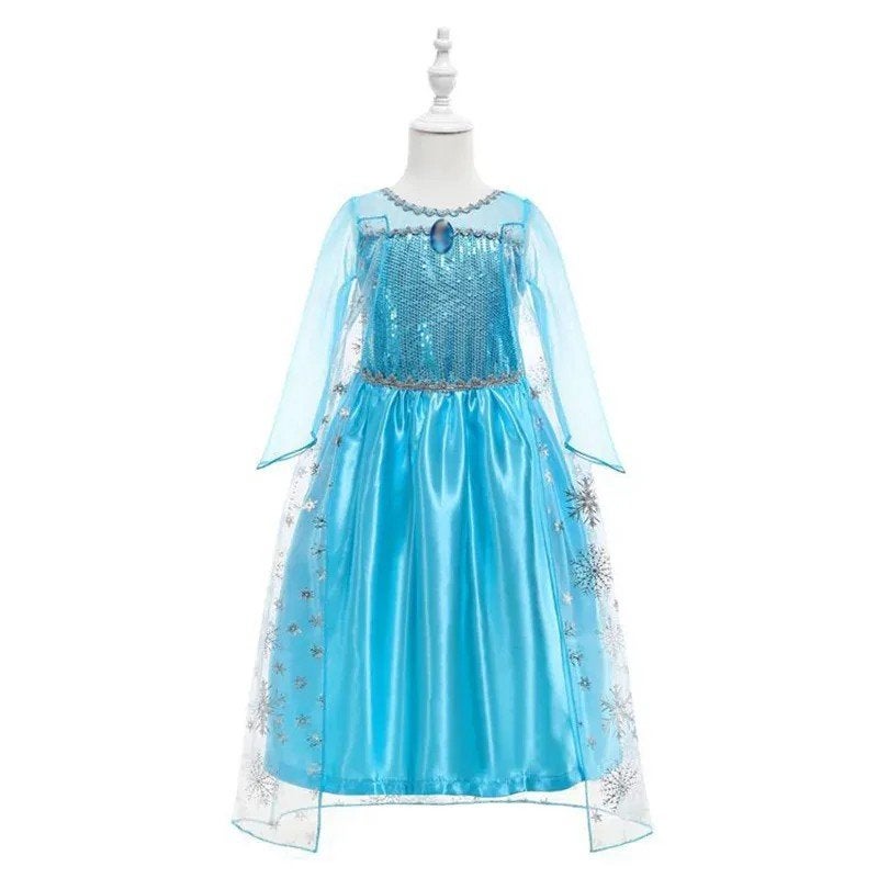 Frozen Elsa Jurk - maat 86 tm 122, Ophalen of Verzenden, Nieuw, 104 of kleiner, Meisje