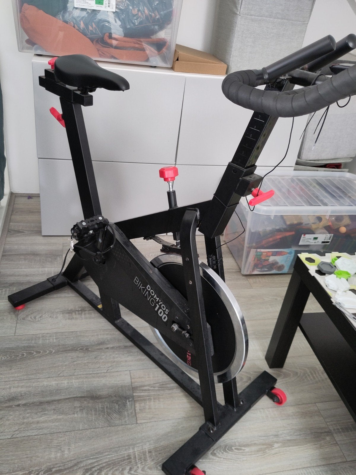 Domyos Biking 100 spinningfiets, Ophalen, Zo goed als nieuw, Metaal, Spinningfiets