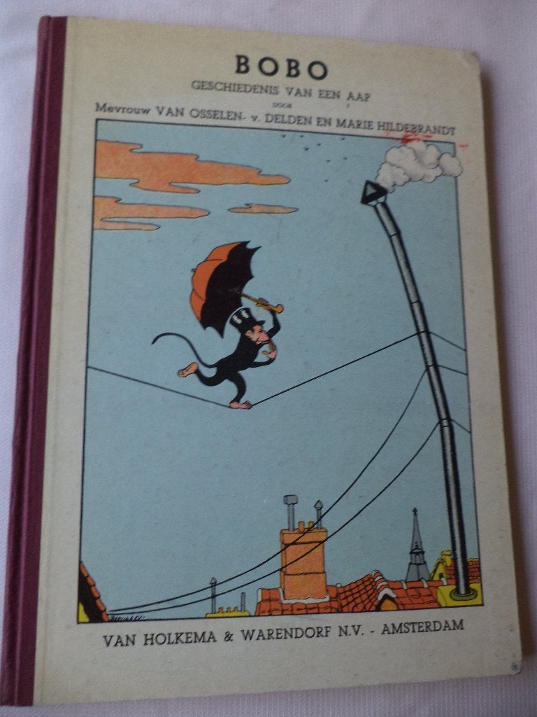 BOBO geschiedenis van een aap, Osselen van Delden, B. Rabier, Ophalen of Verzenden, Gelezen, Non-fictie