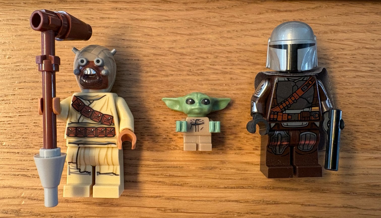 LEGO Star Wars minifiguren Mandolorian Grogu, Ophalen of Verzenden, Zo goed als nieuw, Overige merken