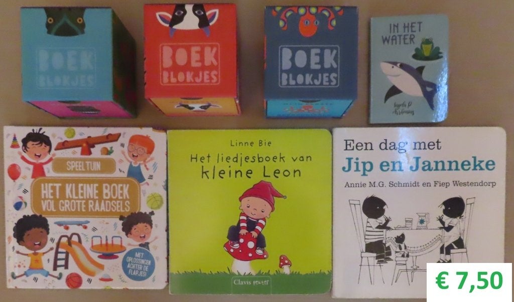 Stapel leuke peuterboekjes en boekblokjes; in 1 koop € 7,50, Gelezen, Diverse auteurs, Ophalen of Verzenden, Uitklap-, Voel- of Ontdekboek