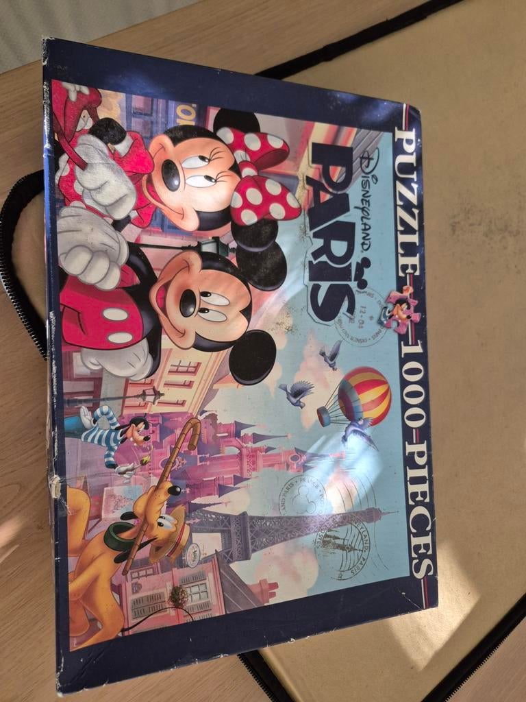 Disneyland Paris puzzel, Hobby en Vrije tijd, Denksport en Puzzels, Ophalen of Verzenden, 500 t/m 1500 stukjes, Zo goed als nieuw