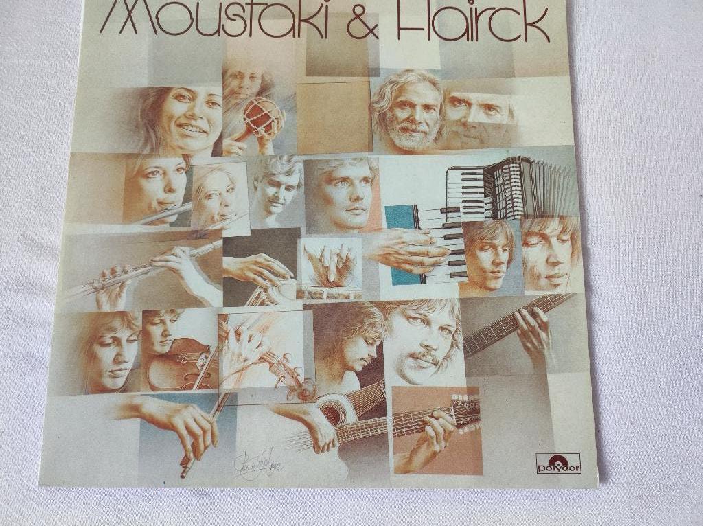 LP Moustaki & Flairck, Cd's en Dvd's, Vinyl | Pop, Inclusief binnenhoes, Ophalen, Zo goed als nieuw, 12 inch