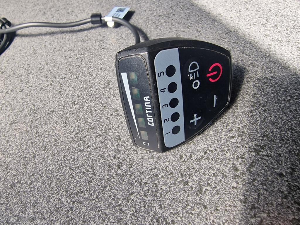 Display handbediening cortina electrische fiets, Fietsen en Brommers, Fietsaccessoires | Fietscomputers, Zo goed als nieuw, Ophalen of Verzenden