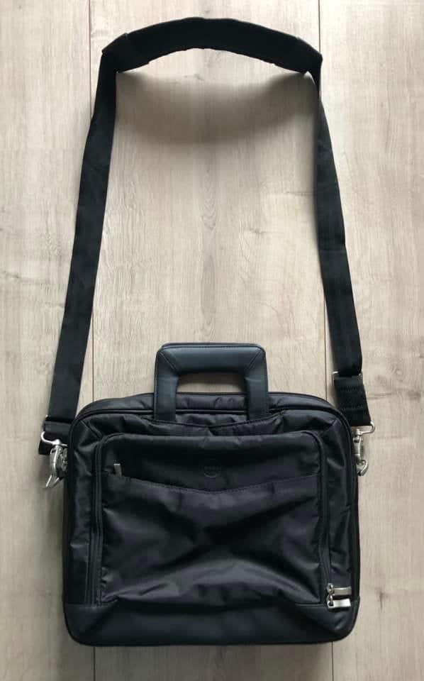 Laptop tas Dell, Ophalen of Verzenden, Zwart, Schoudertas, Handvat