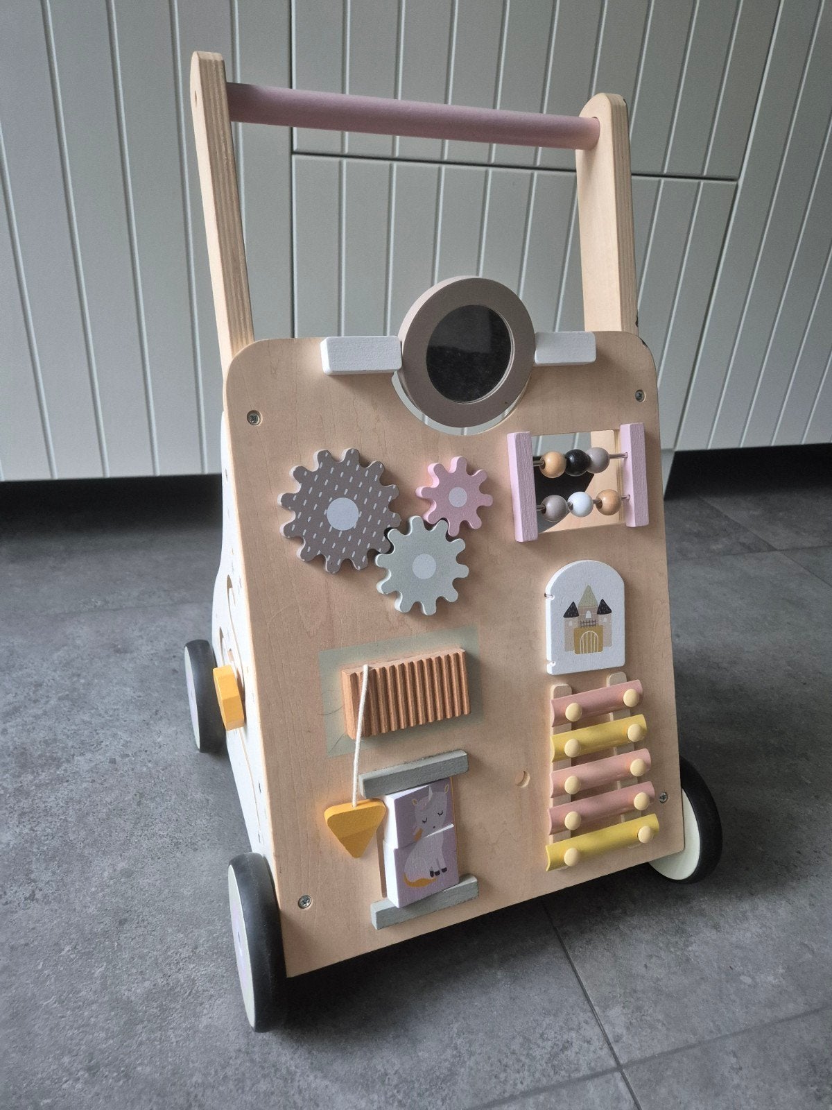 Petite Amélie loopkar met activiteitenpaneel, Ophalen, Zo goed als nieuw, Overige typen, Met wieltjes