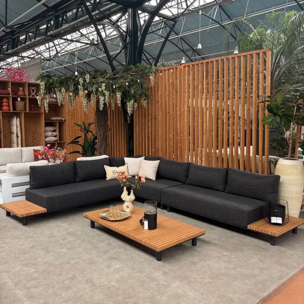 Charbon Loungeset | OP = OP, 6 zitplaatsen, Bank, Ophalen of Verzenden, Loungeset