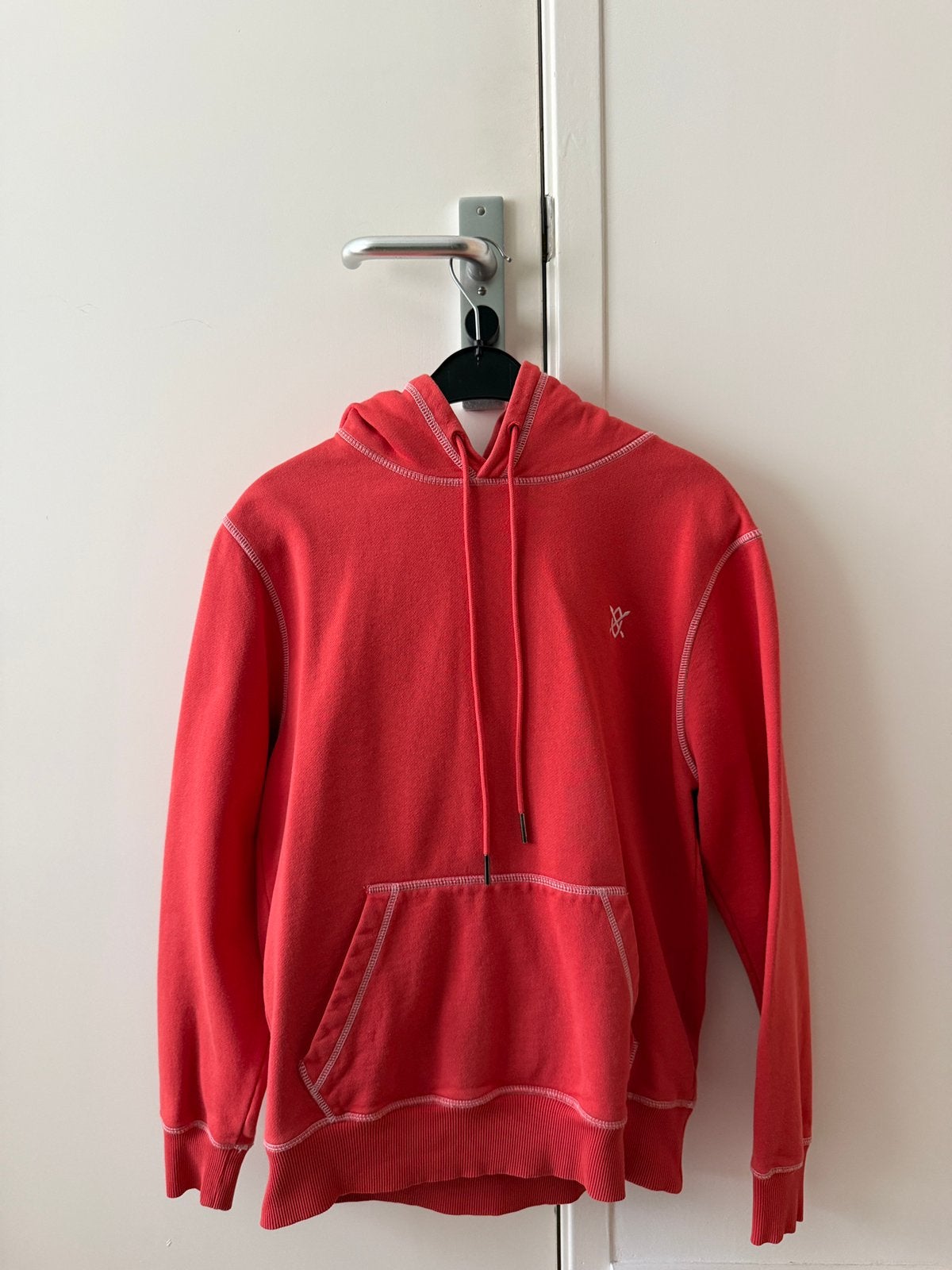 Daily Paper Hoodie Koraalrood, maat S, Ophalen of Verzenden, Zo goed als nieuw, Maat 46 (S) of kleiner, Rood