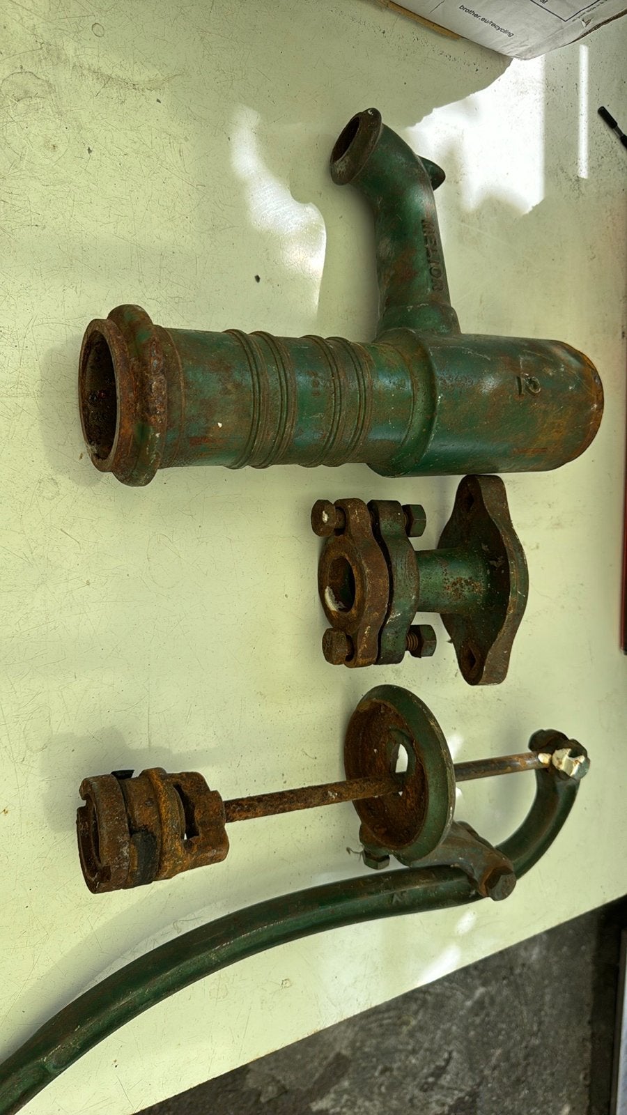 Oude gietijzeren waterpomp - Decoratie/onderdelen, Ophalen of Verzenden, Gebruikt, Handmatig, Overige typen