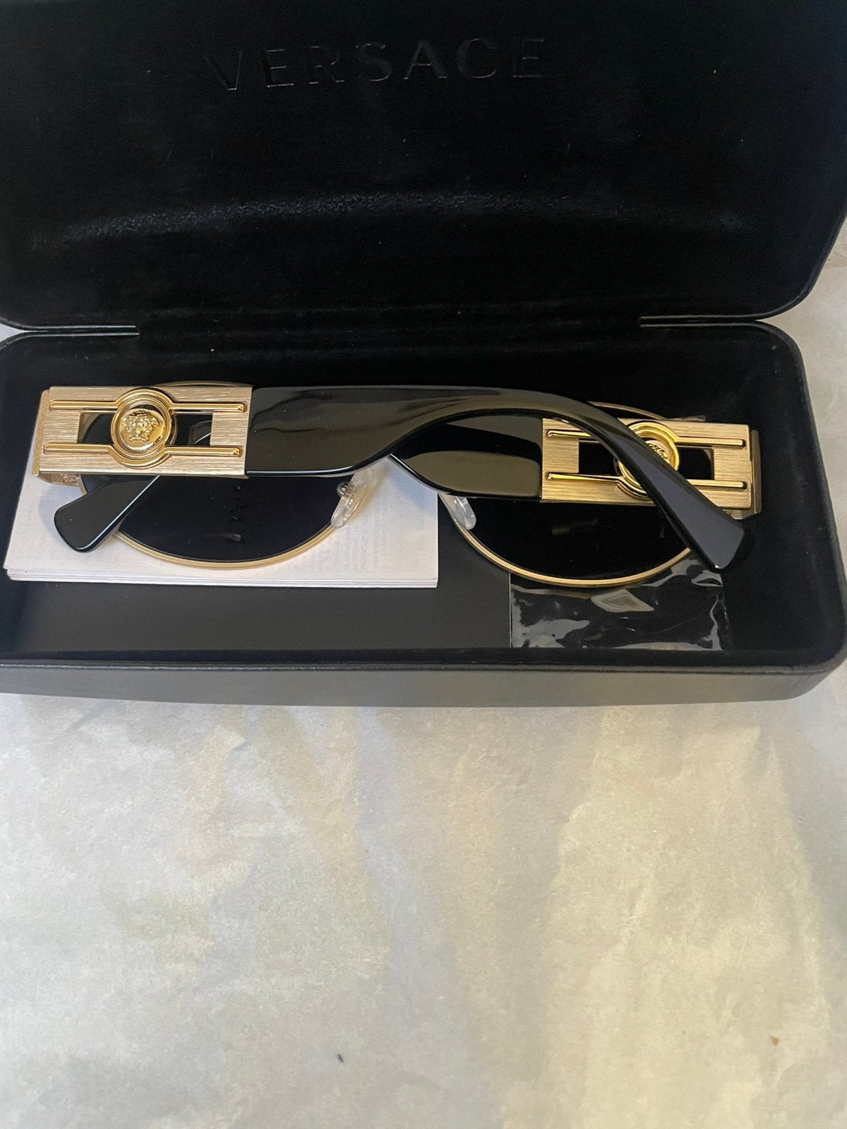Versace  zonnebril, Overige merken, Zonnebril, Zwart, Nieuw