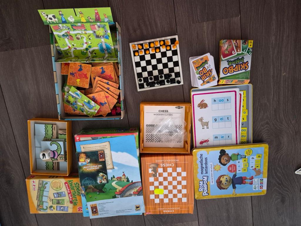 Diverse Spellen en Speelgoed Bundel, Kinderen en Baby's, Speelgoed | Kinderpuzzels, Gebruikt, 6 jaar of ouder, Ophalen