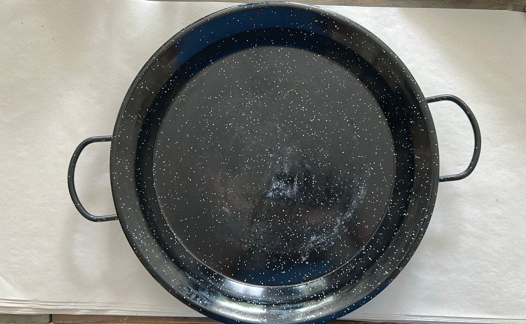 Paella pan, Ophalen, Gebruikt, Gietijzer